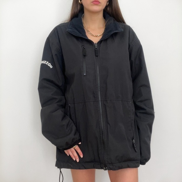 Mossimo reversible black/ blue fleece jacket, size XL 💙 - Picture 6 of 12